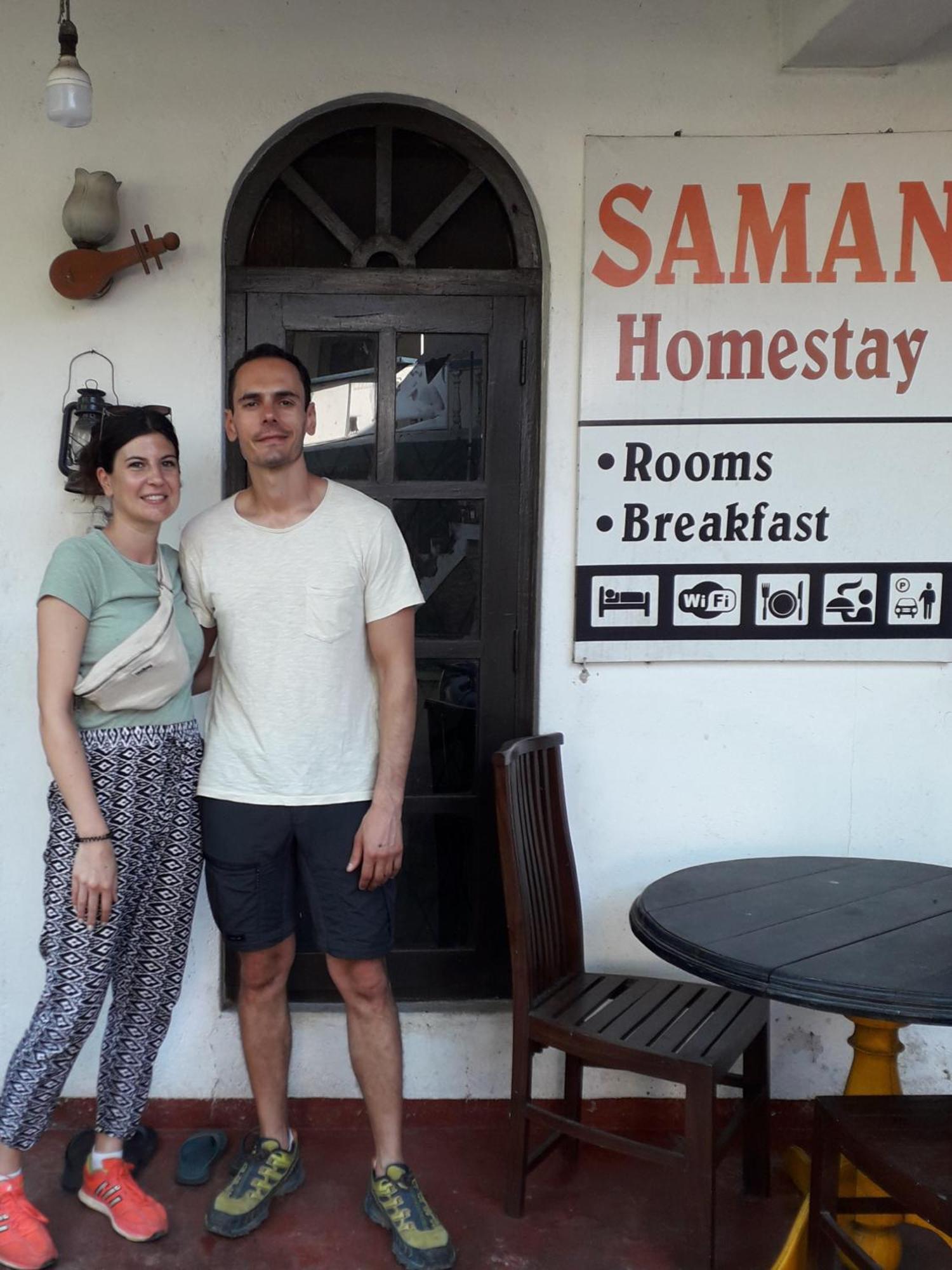 Saman Homestay Тангалла Экстерьер фото