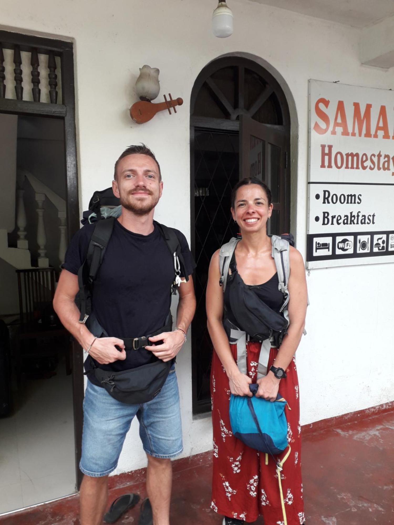 Saman Homestay Тангалла Экстерьер фото