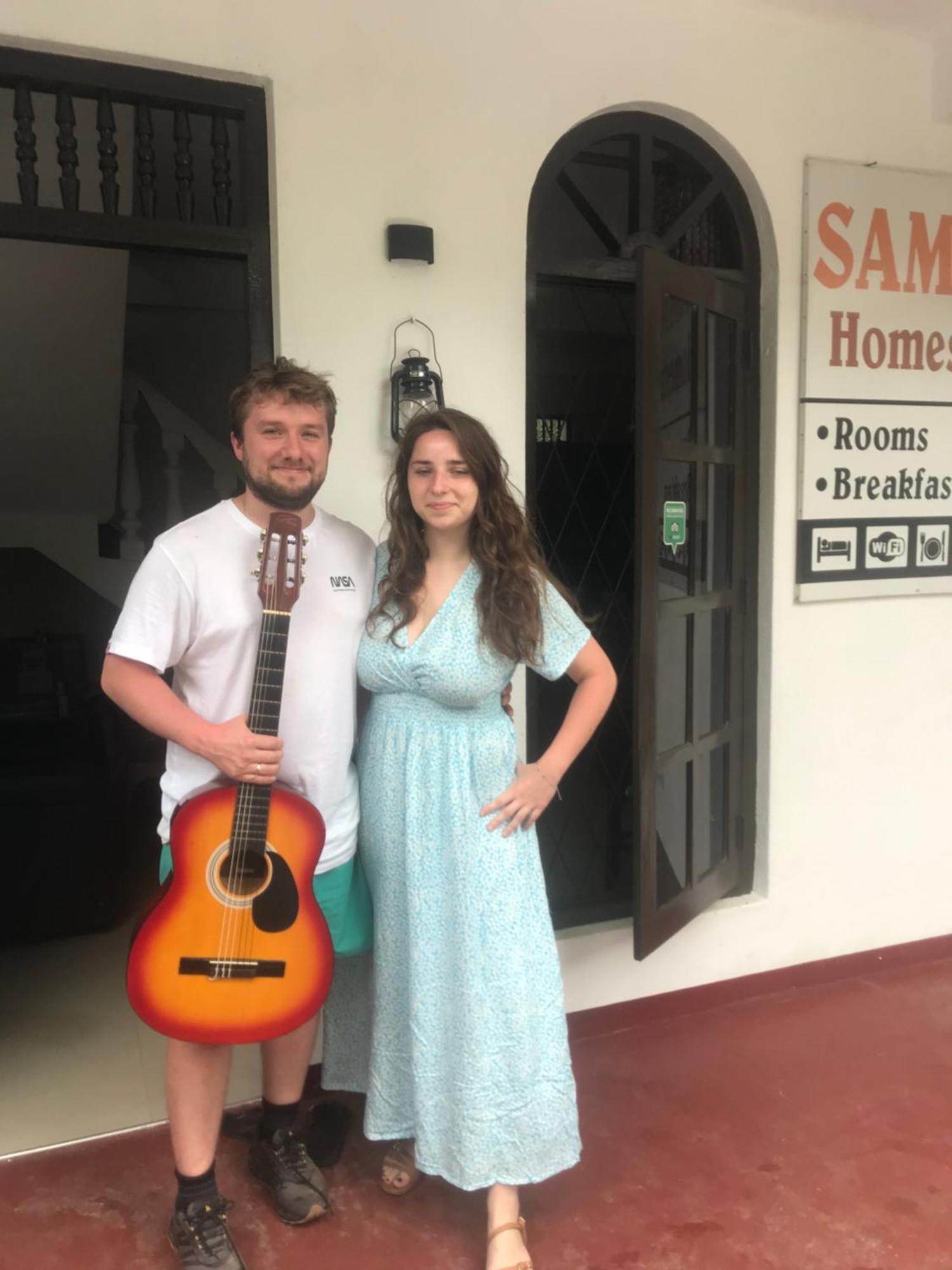 Saman Homestay Тангалла Экстерьер фото