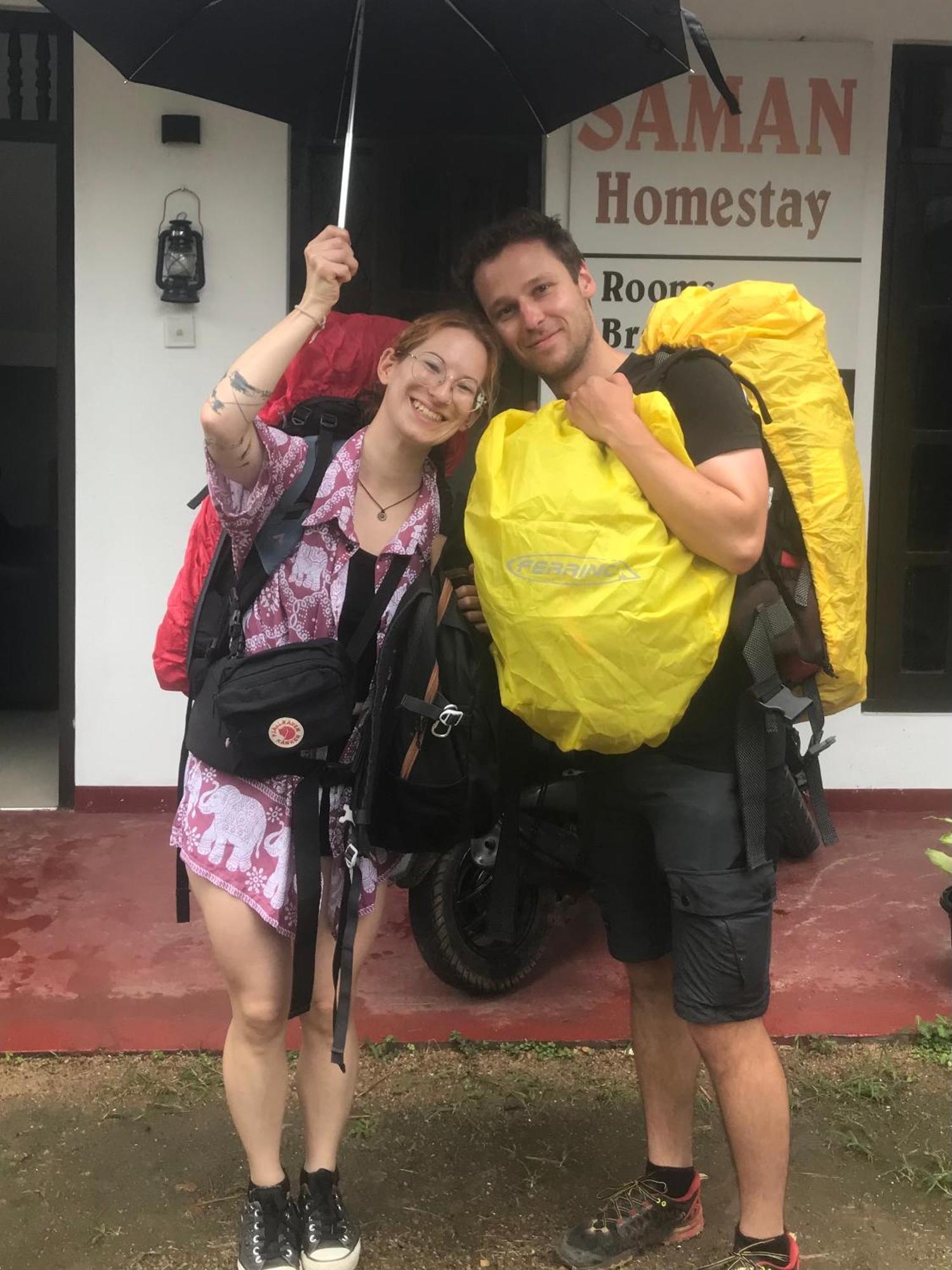 Saman Homestay Тангалла Экстерьер фото